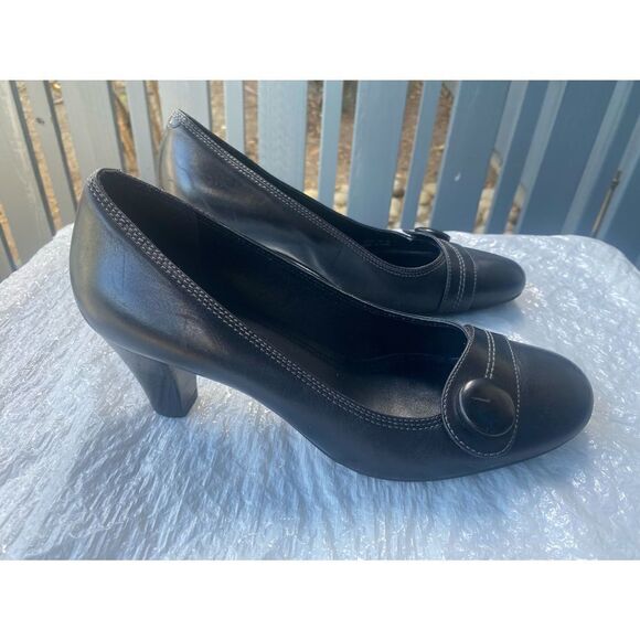 Ecco Women’s Black heels Sz 40 EUR- 10 US - Picture 8 of 8